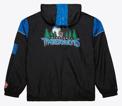 Mitchell & Ness Men's NBA Team Og 3.0 Anorak Vintage Logo Timberwolves