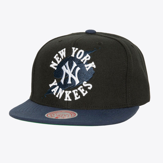 Men's Mitchell & Ness MLB Circle Splash Snapback Coop Yankees