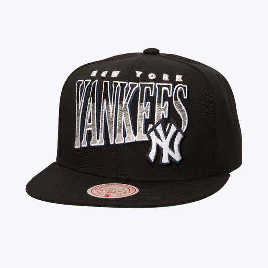 Men's Mitchell & Ness MLB Line Work Snapback Yankees