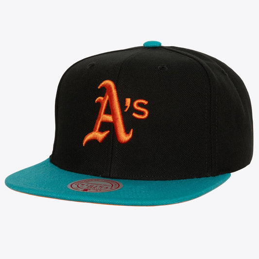 Mitchell & Ness Men's MLB Citrus Cooler Snapback Coop Athletics Snapback Caps