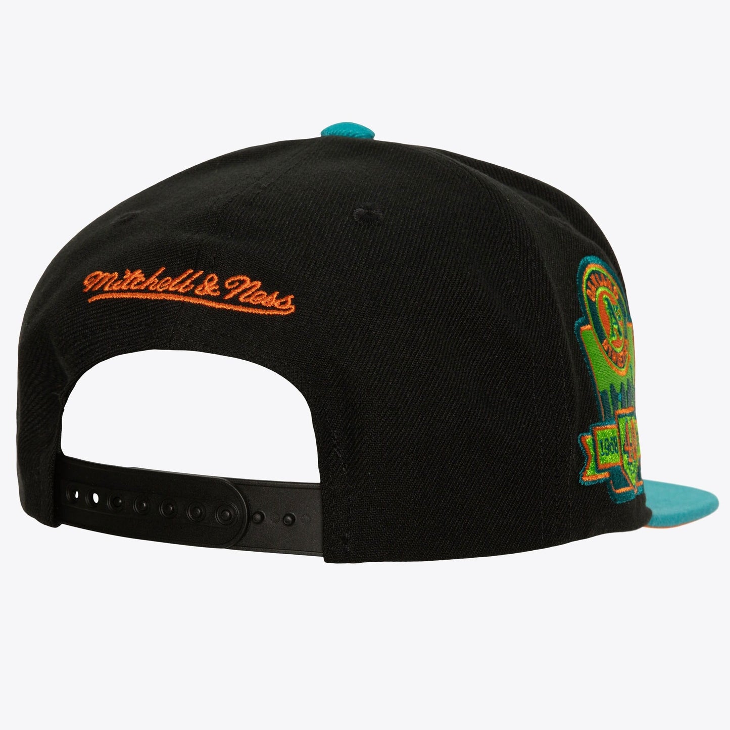 Men's Mitchell & Ness MLB Citrus Cooler Snapback Coop Athletics - Black