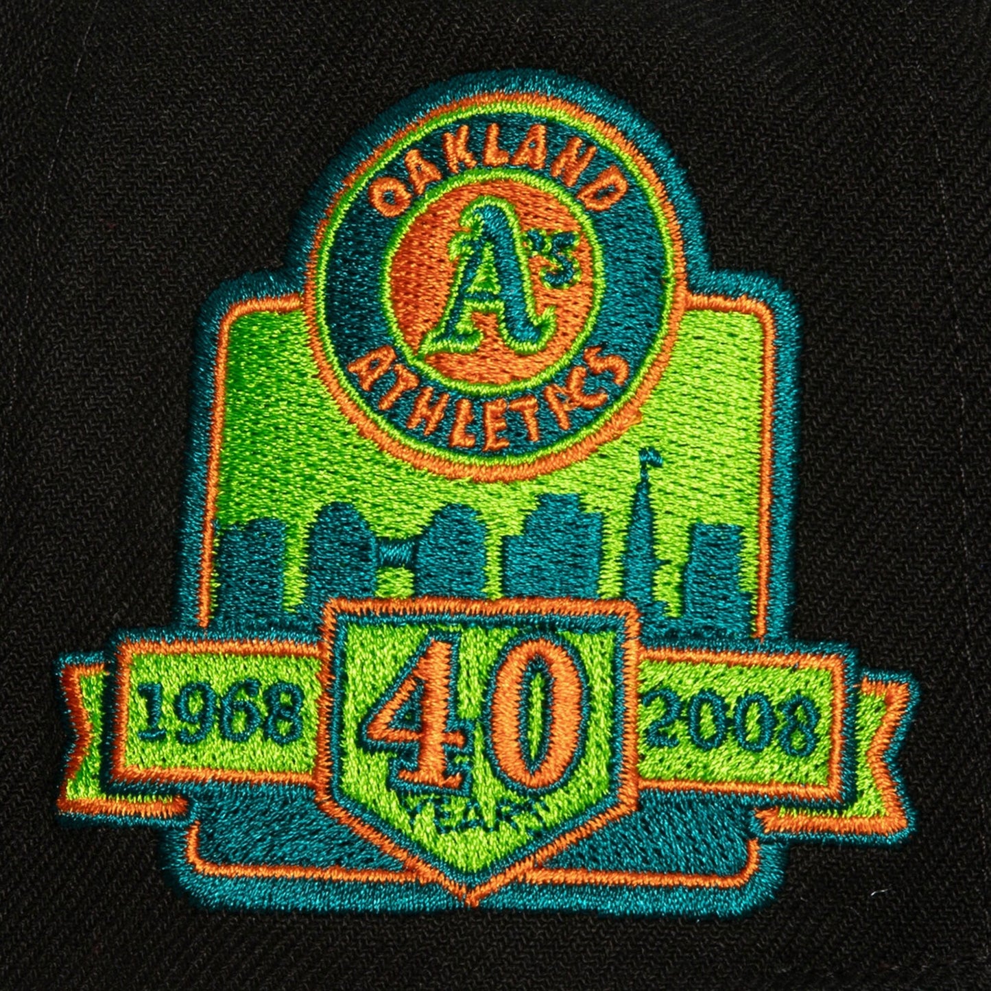 Men's Mitchell & Ness MLB Citrus Cooler Snapback Coop Athletics - Black