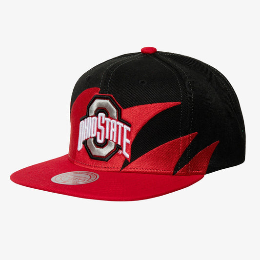 Mitchell & Ness Men's Ncaa Sharktooth Snapback Ohio State Snapback Caps