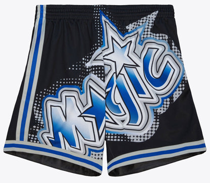 Mitchell & Ness Men's NBA Big Face 7.0 Fashion Shorts Magic