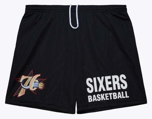 Mitchell & Ness Men's NBA Gameday Mesh 7In Shorts Vintage Logo 76Ers