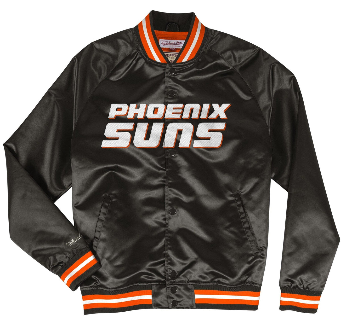 Men's Mitchell & Ness Lightweight Satin Jacket Suns