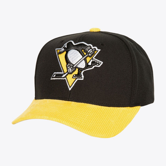 Mitchell & Ness Men's NHL Cord Pro Snapback Penguins Snapback Caps