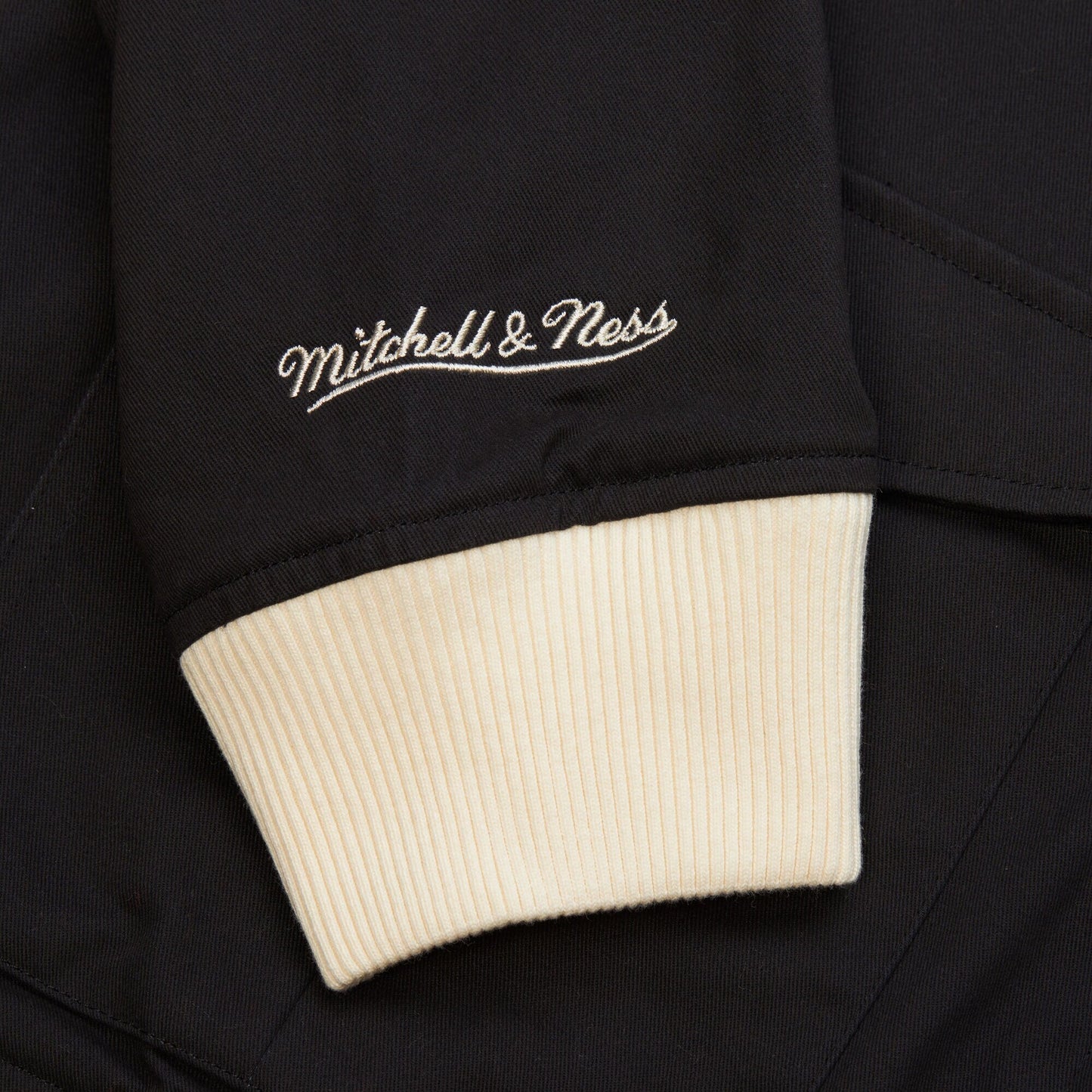Mitchell & Ness Men's NFL Replay Cotton Twill Jacket Vintage Logo 49Ers