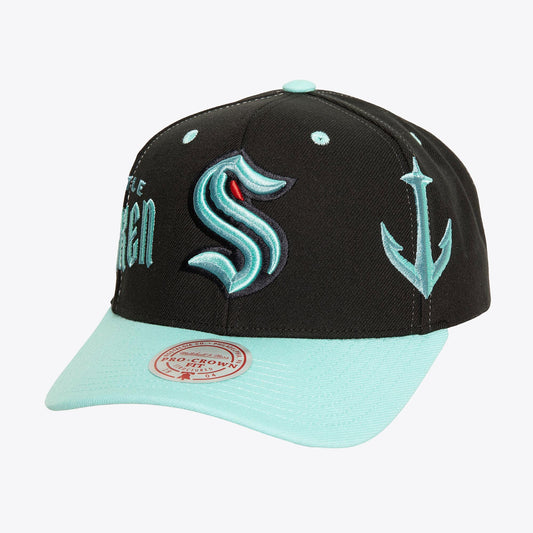 Men's Mitchell & Ness Nhl Overbite Pro Snapback Kraken