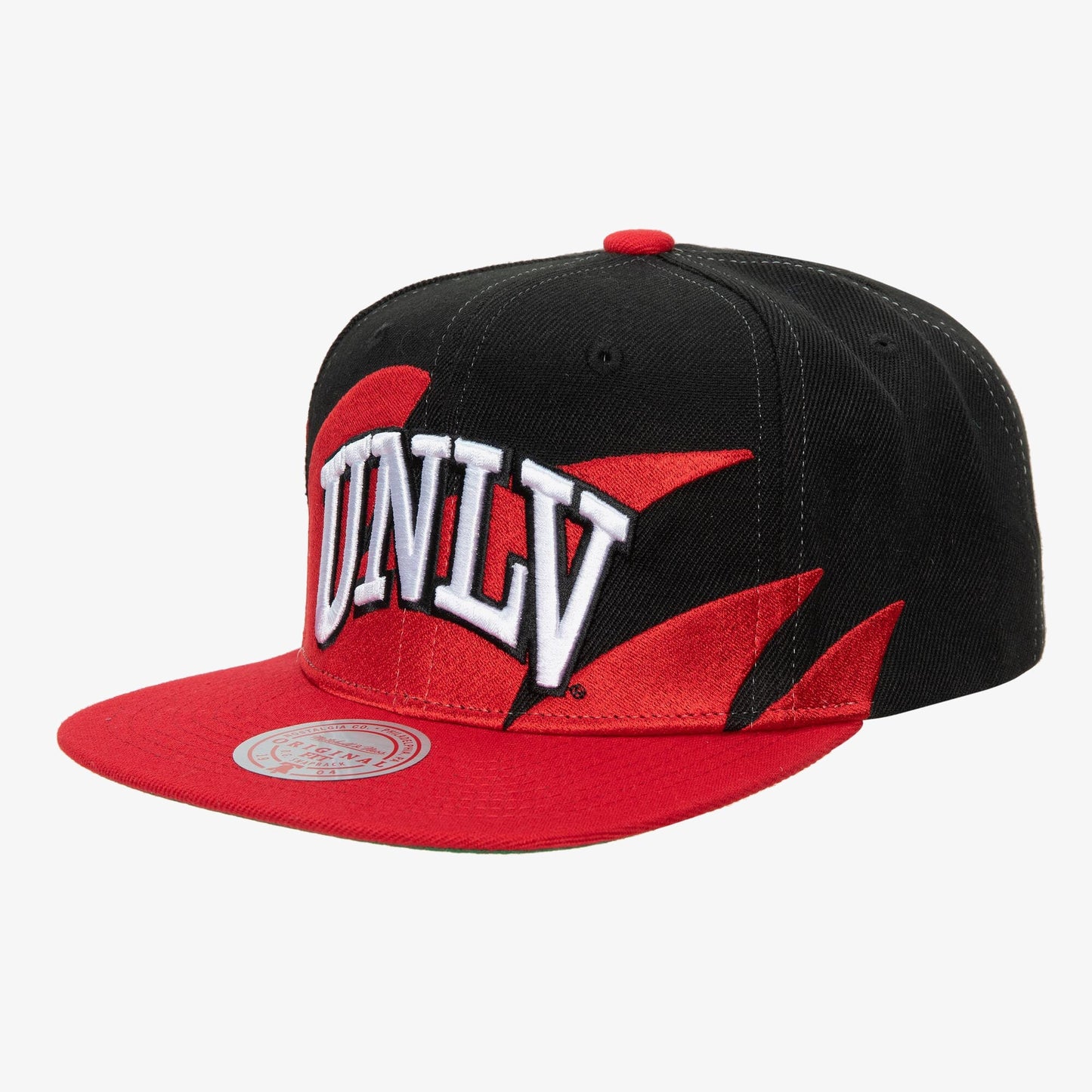 Men's Mitchell & Ness Ncaa Sharktooth Snapback Unlv