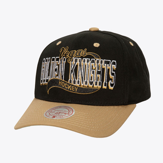 Mitchell & Ness Men's NHL Block Sweep Pro Snapback Knights Snapback Caps