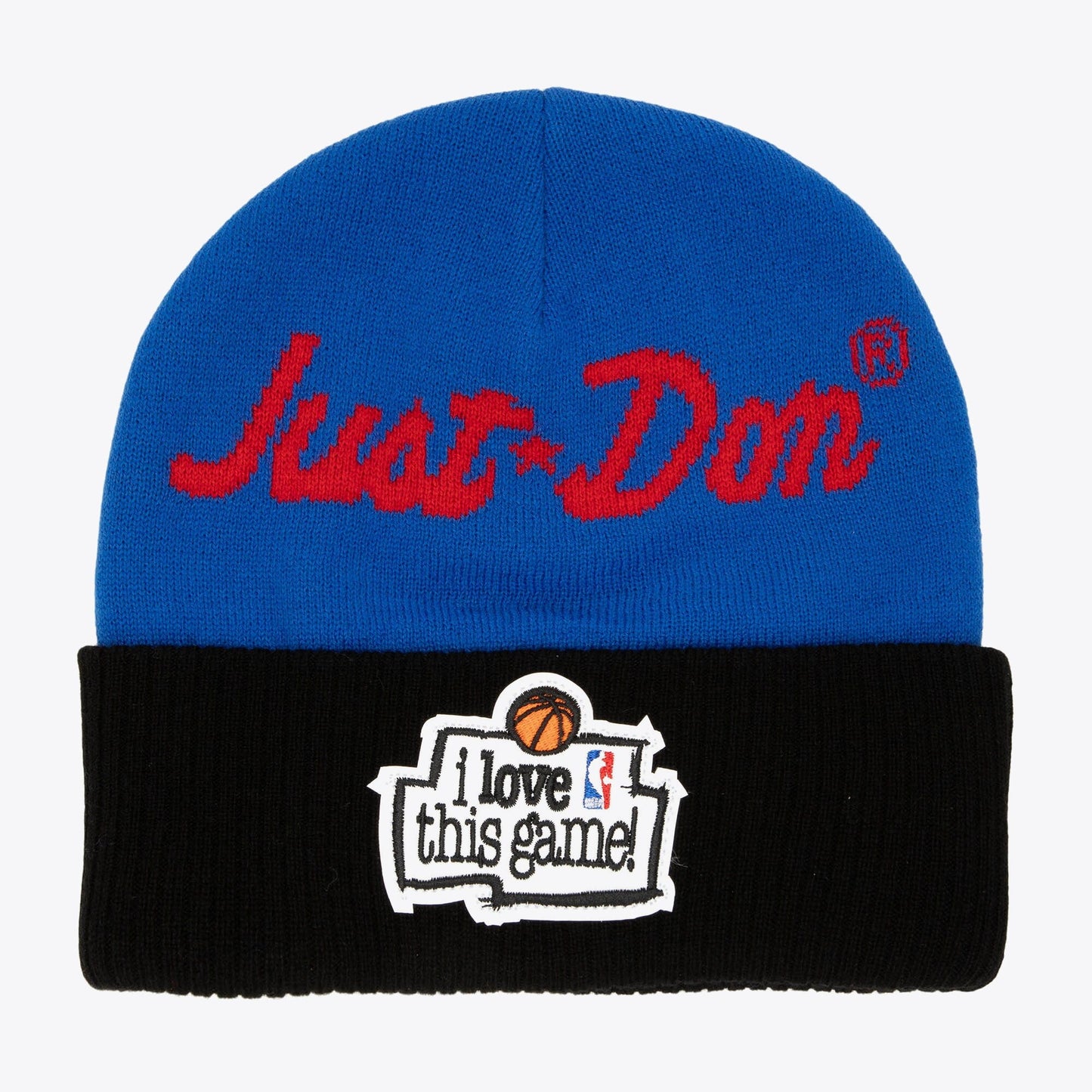 Men's Mitchell & Ness NBA Just Don Cashmere Knit I Love This Game - Blue