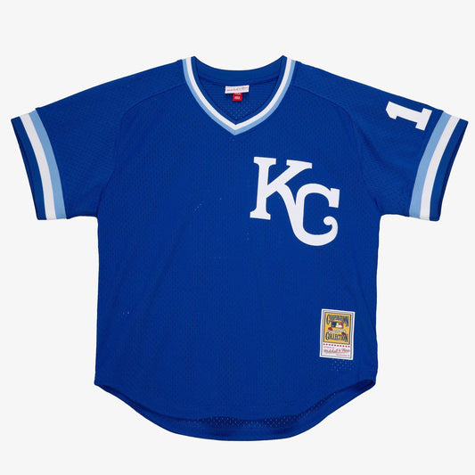 Mitchell & Ness Men's MLB Authentic Bp Jersey - Pullover Royals 1989 Bo Jackson