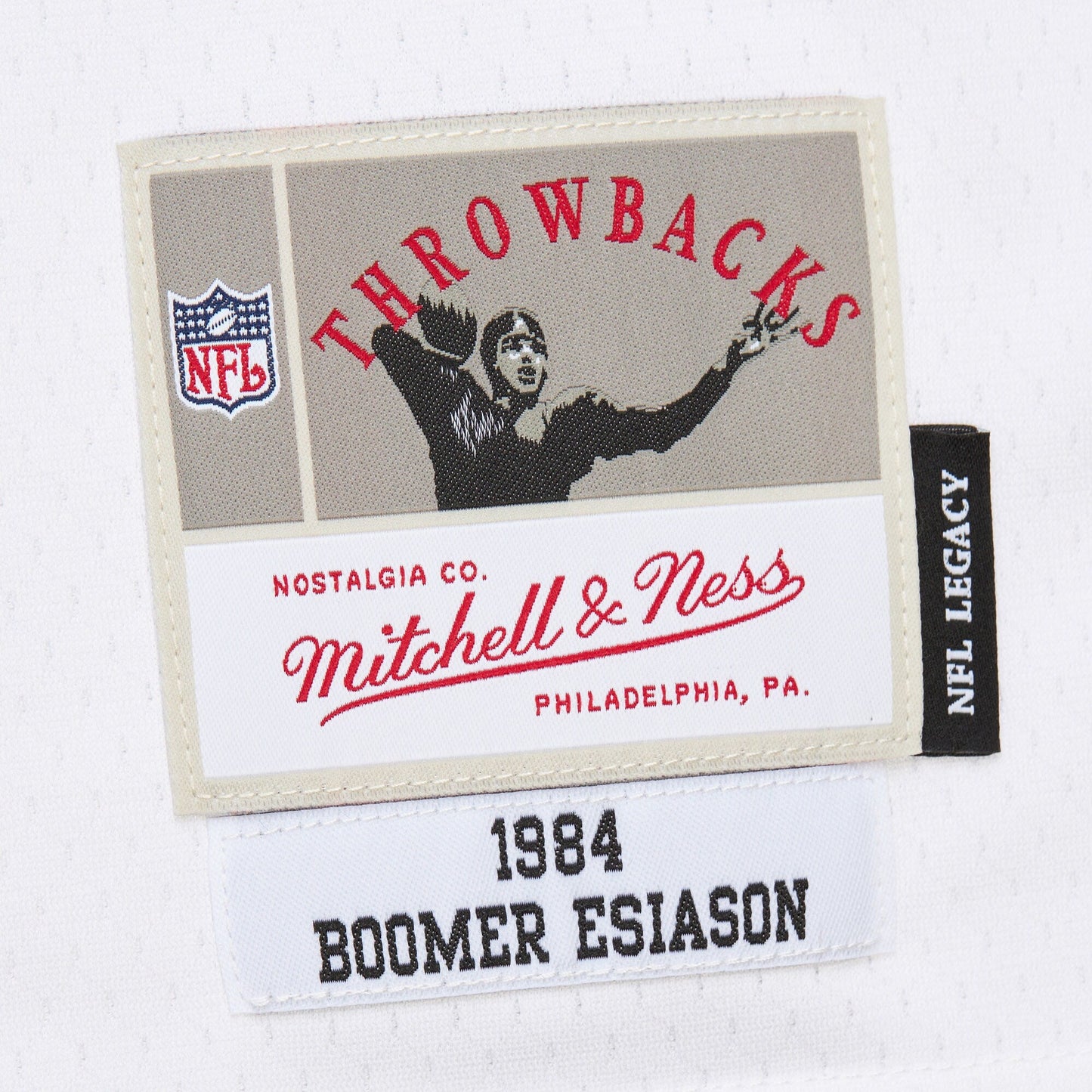 Mitchell & Ness Men's NFL White Jersey Bengals 1984 Boomer Esiason