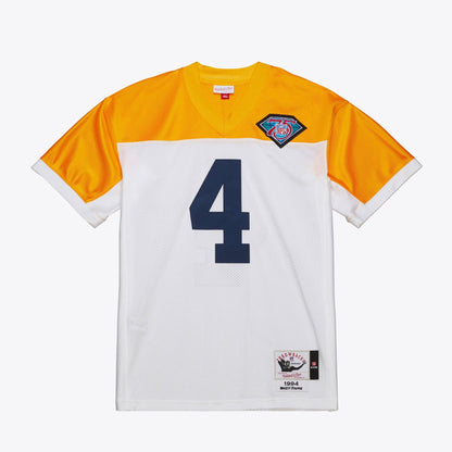 Mitchell & Ness Men's NFL White Jersey Packers 1994 Brett Favre