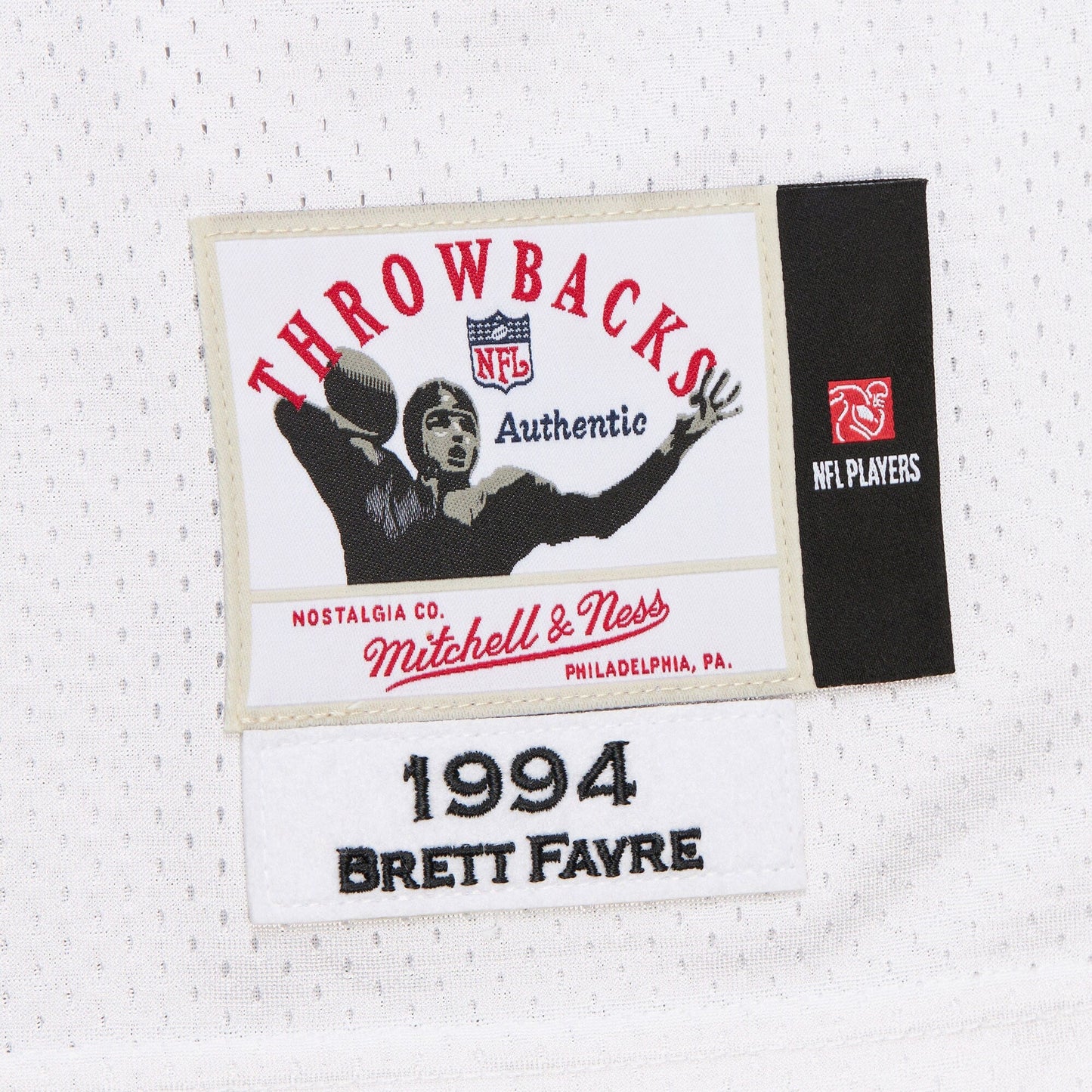 Mitchell & Ness Men's NFL White Jersey Packers 1994 Brett Favre