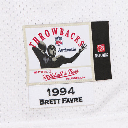 Mitchell & Ness Men's NFL White Jersey Packers 1994 Brett Favre