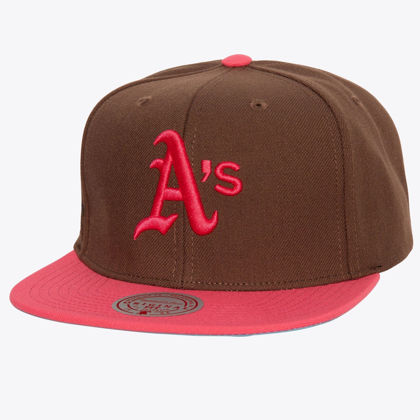 Mitchell & Ness Men's MLB The Damn Snapback Coop Athletics Brown