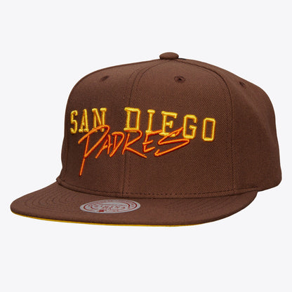 Mitchell & Ness Men's MLB Team Tagged Snapback Coop Padres