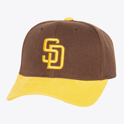Mitchell & Ness Men's MLB Cord Pro Snapback Padres Snapback Caps
