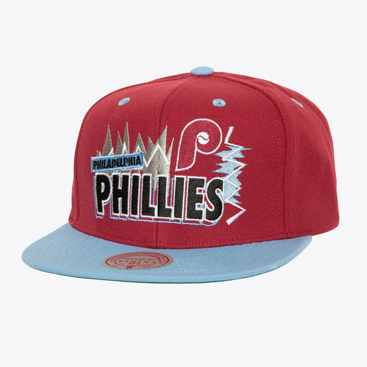 Mitchell & Ness Men's MLB Buzz Snapback Coop Phillies Snapback Caps