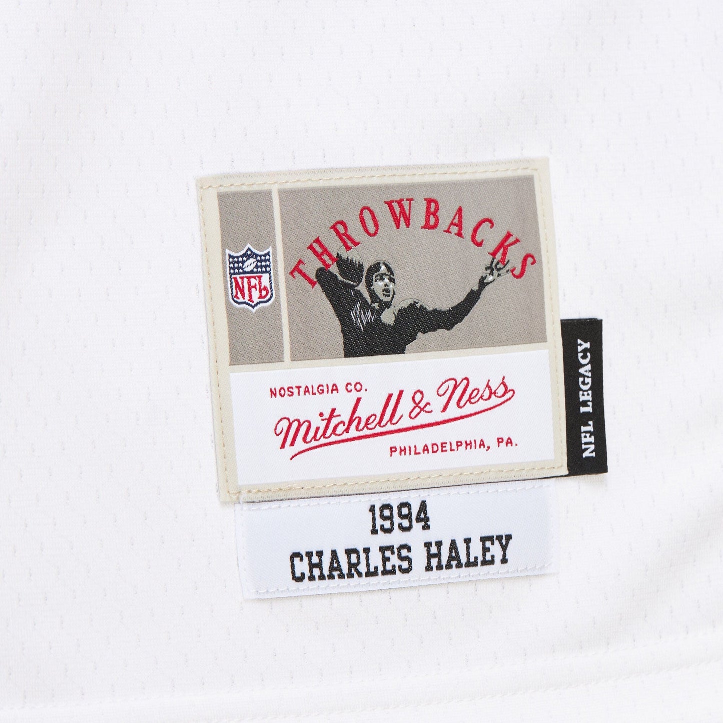 Mitchell & Ness Men's NFL White Jersey Cowboys 1994 Charles Haley