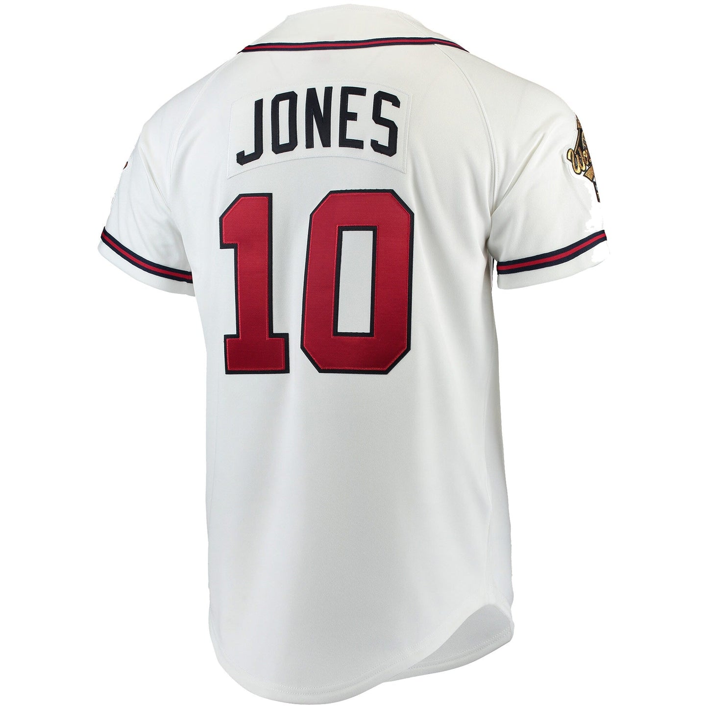 Men's Mitchell & Ness MLB Home Jersey Braves 1995 Chipper Jones