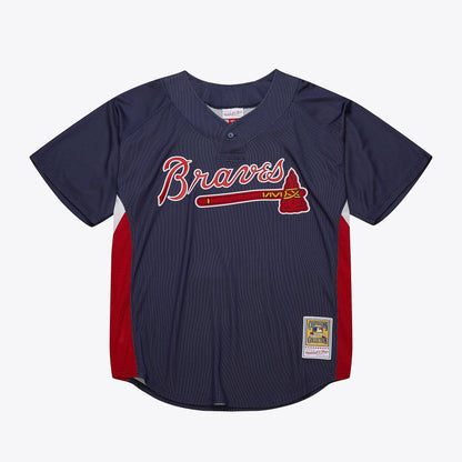 Mitchell & Ness Men's MLB Dark Jersey Braves 2007 Chipper Jones
