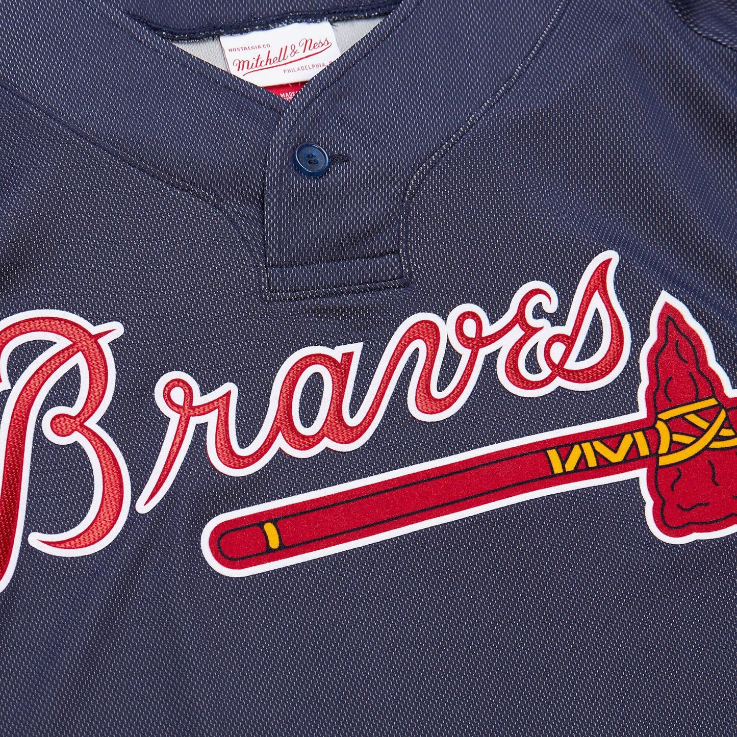 Mitchell & Ness Men's MLB Dark Jersey Braves 2007 Chipper Jones