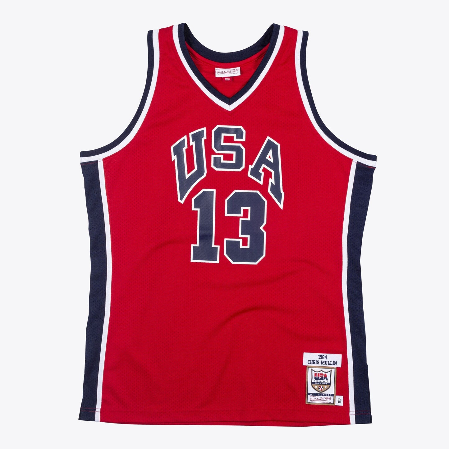 Men's Mitchell & Ness Authentic Jersey Usa 1984 Chris Mullin
