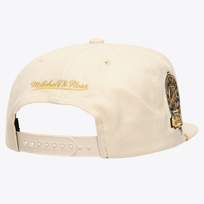 Mitchell & Ness Men's MLB Golden Ivory Snapback Dodgers Snapback Caps