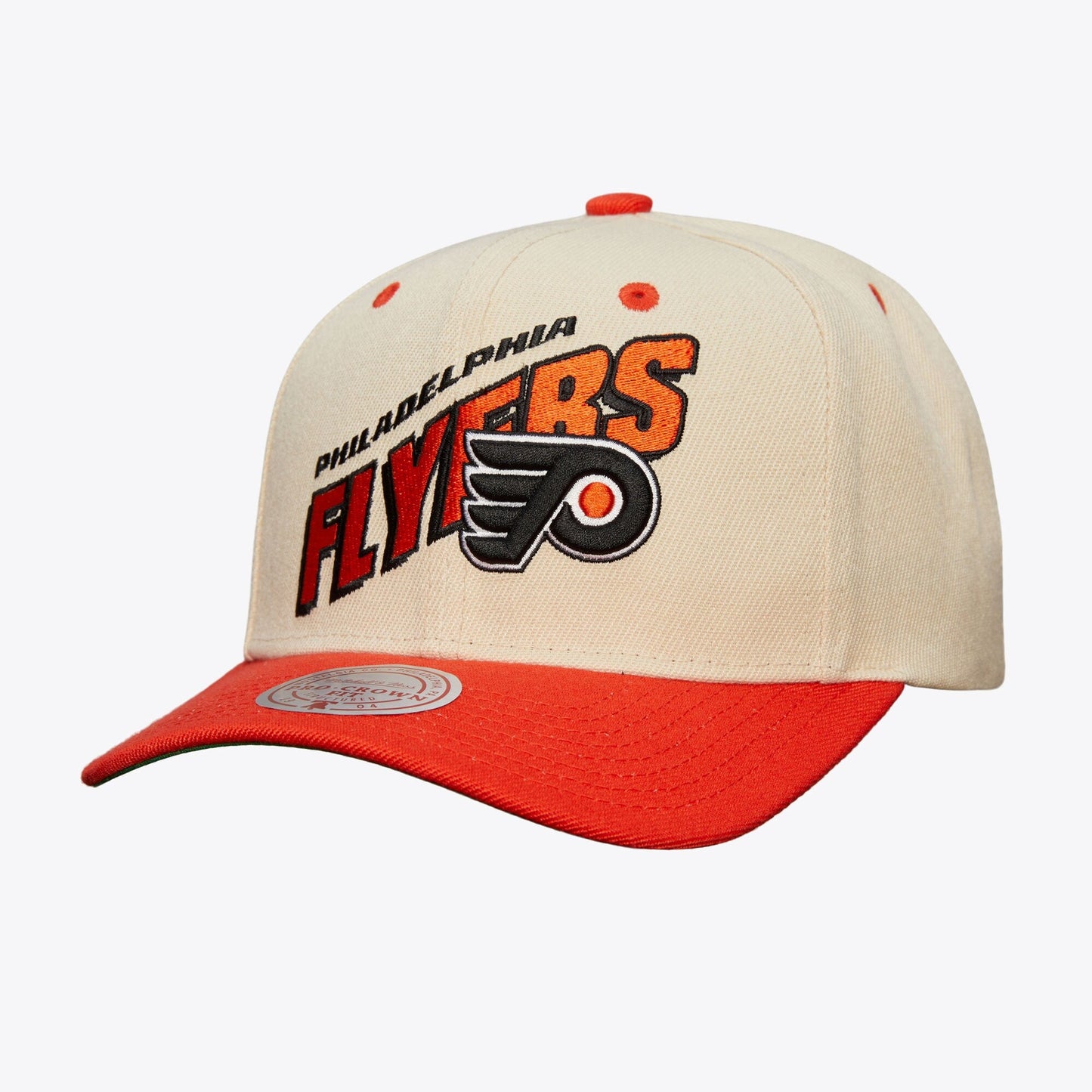 Men's Mitchell & Ness Nhl Retro Type Pro Snapback Vntg Flyers - Off White