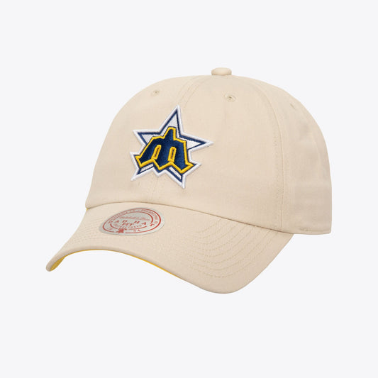 Mitchell & Ness Men's MLB Sswagger Strapback Coop Mariners Ball Caps