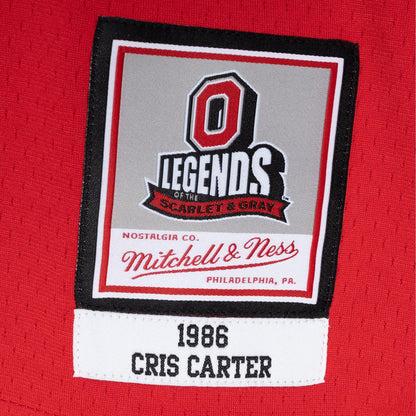 Mitchell & Ness Men's Ncaa Dark Jersey Ohio State 1986 Cris Carter Jerseys