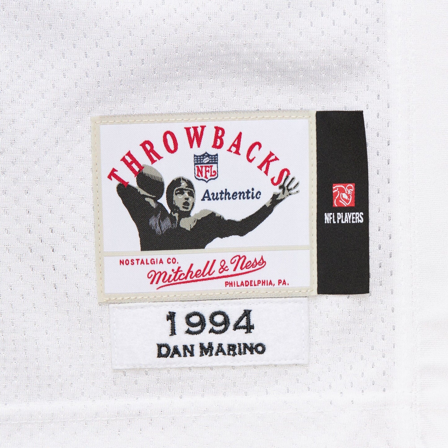 Mitchell & Ness Men's NFL White Jersey Dolphins 1994 Dan Marino