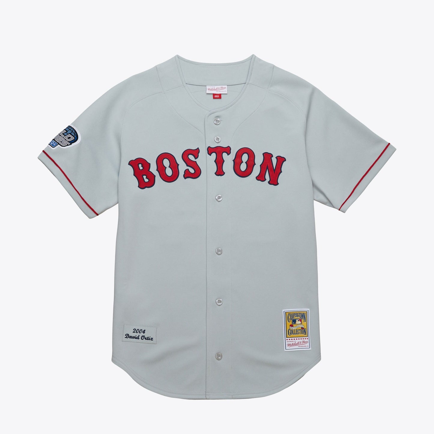 Men's Mitchell & Ness MLB Dark Jersey Red Sox 2004 David Ortiz