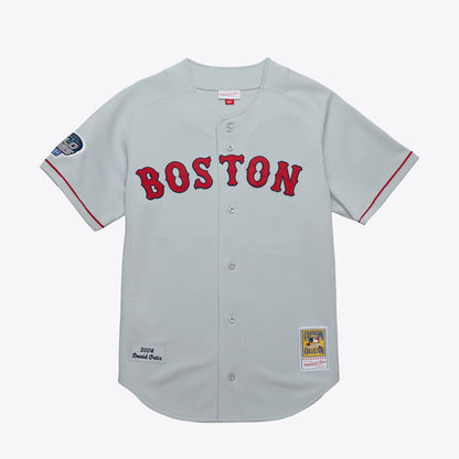 Mitchell & Ness Men's MLB Dark Jersey Red Sox 2004 David Ortiz Jerseys
