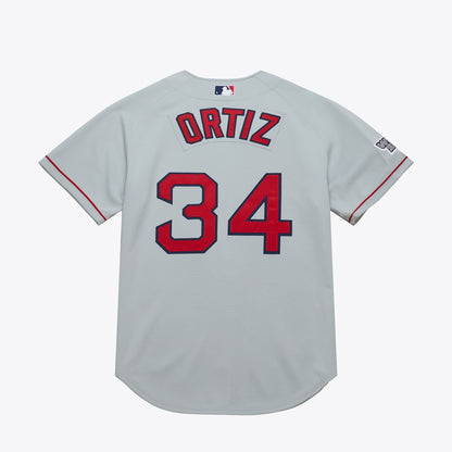 Mitchell & Ness Men's MLB Dark Jersey Red Sox 2004 David Ortiz Jerseys