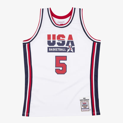 Mitchell & Ness Men's NBA Authentic Jersey Usa 1992 David Robinson Jerseys
