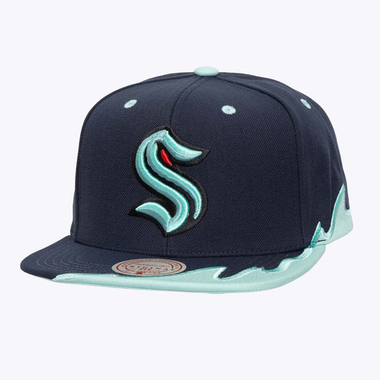 Men's Mitchell & Ness Nhl Rising Tide Snapback Kraken