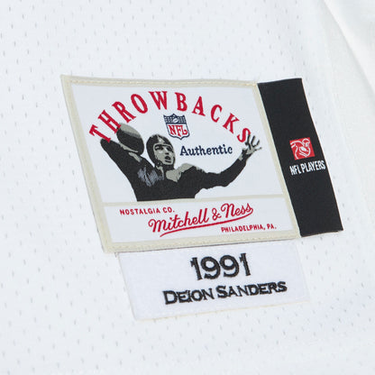 Mitchell & Ness Men's NFL Authentic Jersey Falcons 1991 Deion Sanders Jerseys