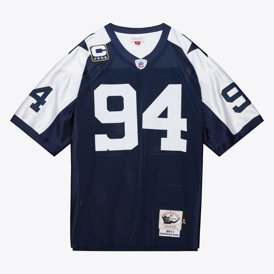 Men's Mitchell & Ness NFL Authentic Jersey Cowboys 11 Demarcus Ware
