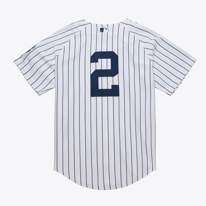 Mitchell & Ness Men's MLB White Home Jersey Yankees 2014 Derek Jeter Jerseys