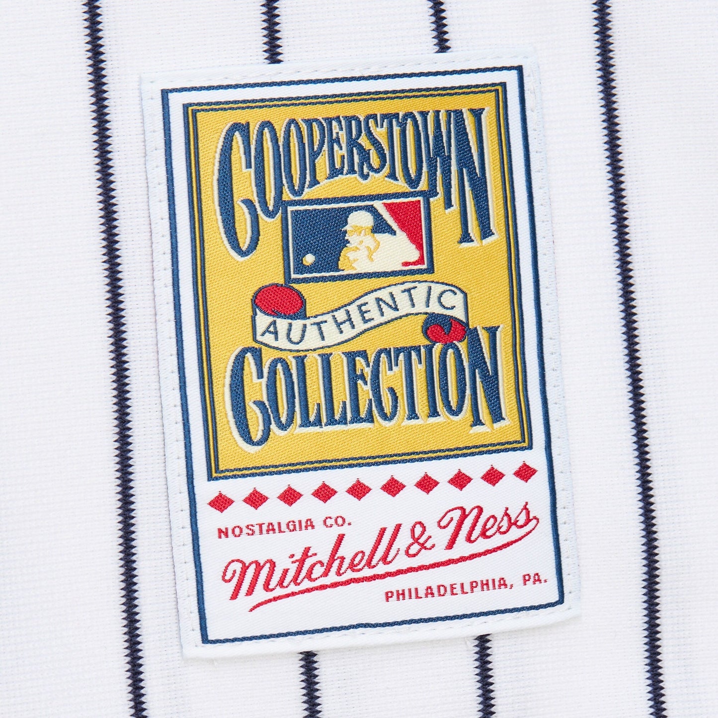 Men's Mitchell & Ness MLB White Home Jersey Yankees 2014 Derek Jeter