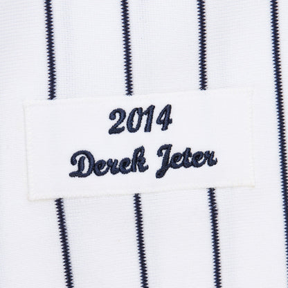 Mitchell & Ness Men's MLB White Home Jersey Yankees 2014 Derek Jeter Jerseys