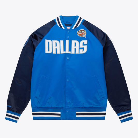 Mitchell & Ness Men's Hof N&N Satin Jacket Mavericks Dirk Nowitzki Jackets