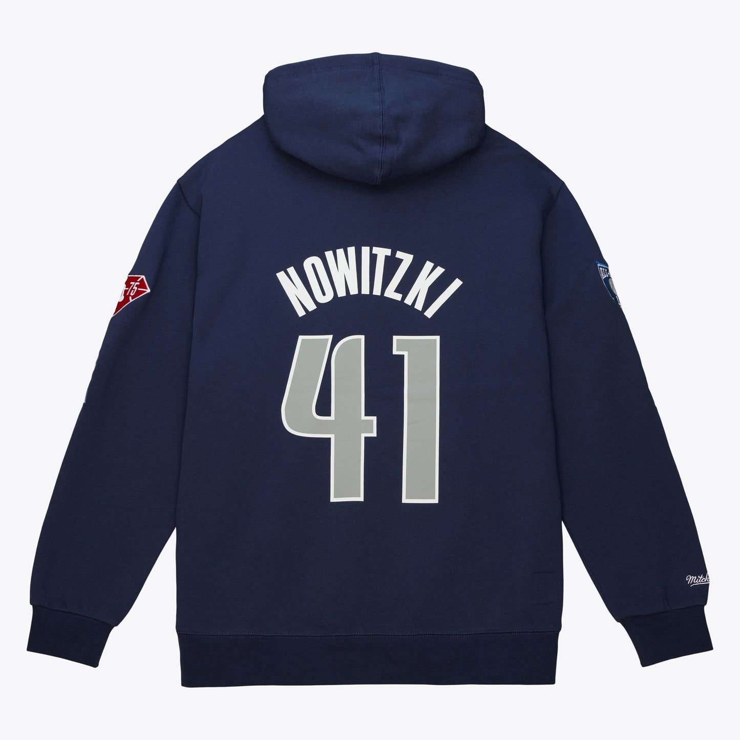 Mitchell & Ness Men's Hof Fleece Hoodie Mavericks Dirk Nowitzki Hoodies