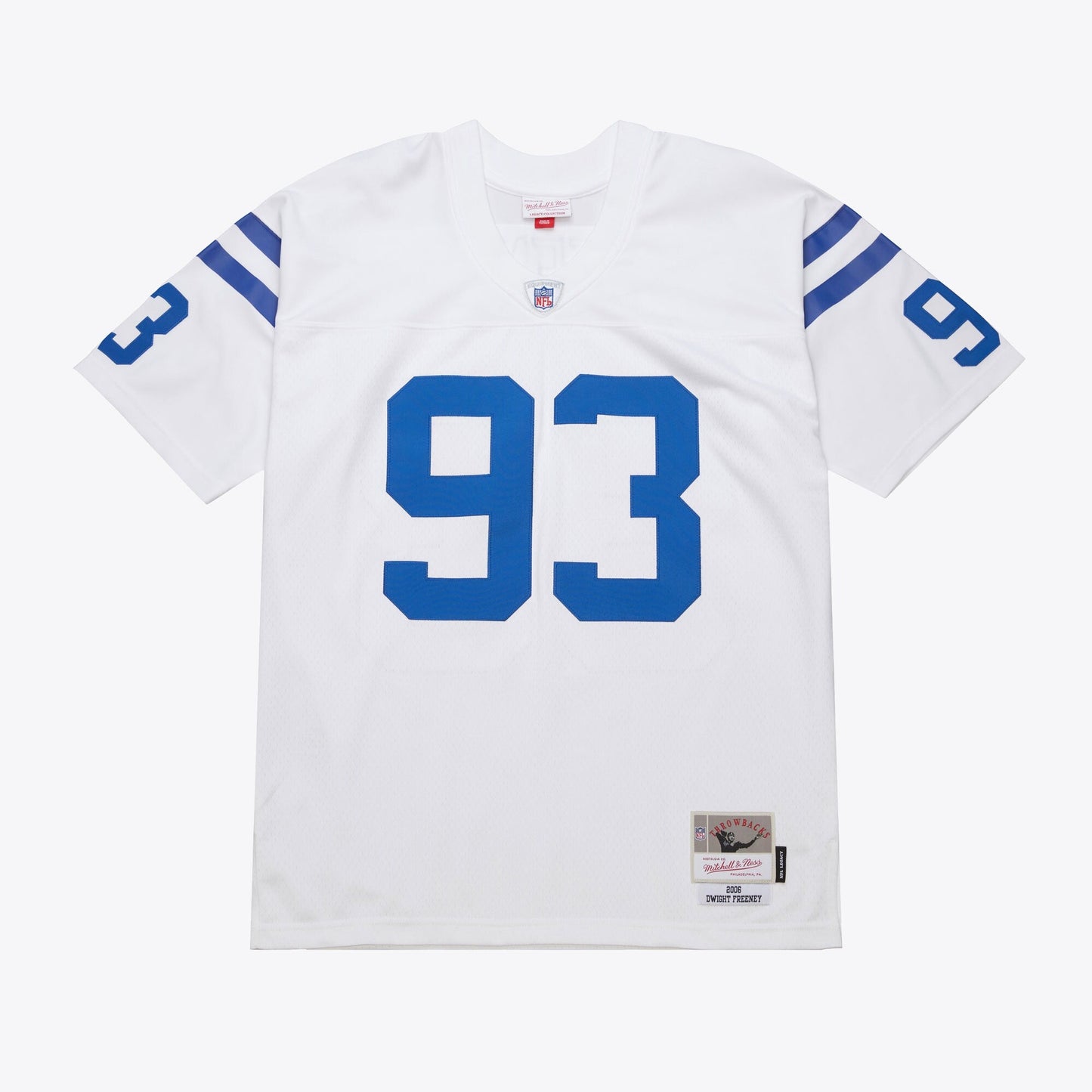 Men's Mitchell & Ness NFL White Jersey Colts 2006 Dwight Freeney