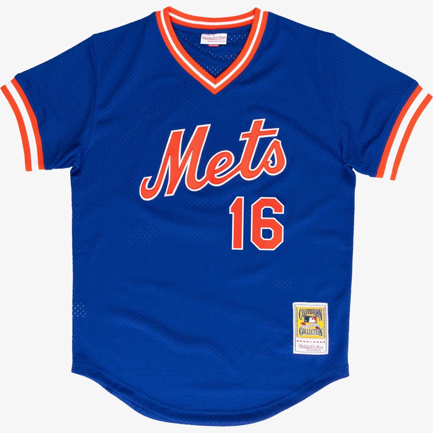 Mitchell & Ness Men's MLB Authentic Bp Jersey - Mets 1986 Dwight Gooden