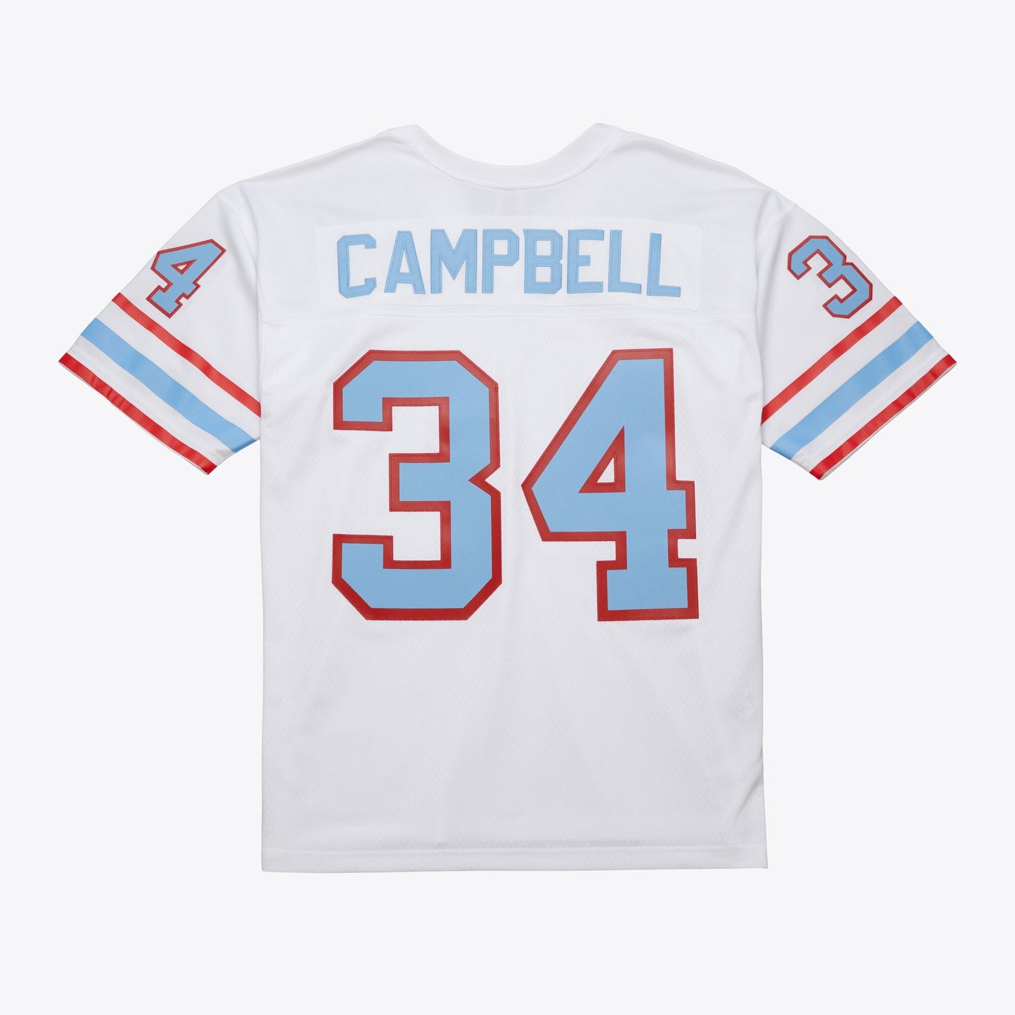 Mitchell & Ness Men's NFL White Jersey Oilers 1979 Earl Campbell Jerseys
